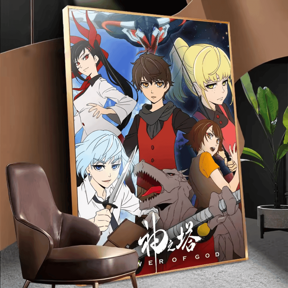 Anime Tower Of God Character Paper Poster Wall Art