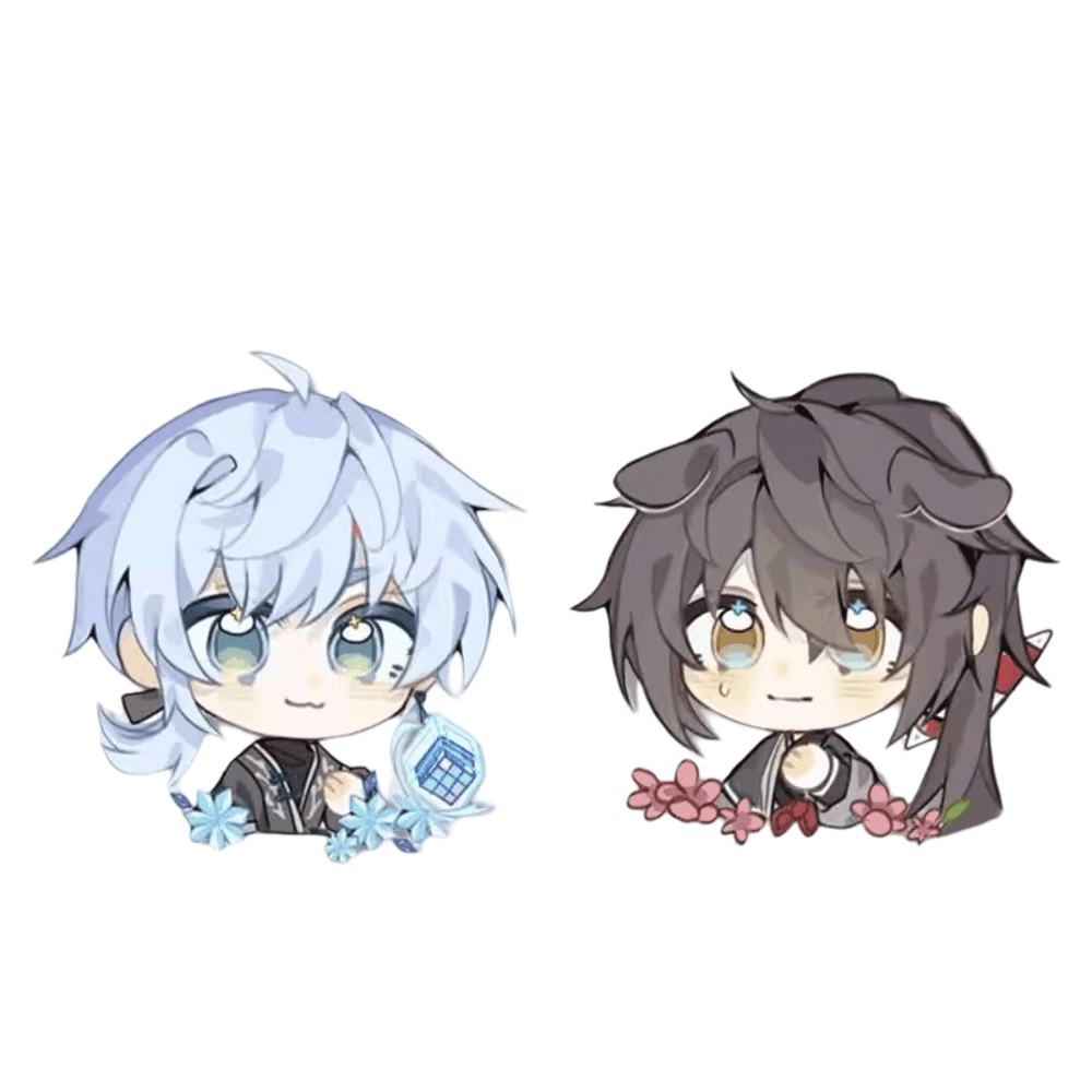 Tower Of God Anime Khun And Bam Badge