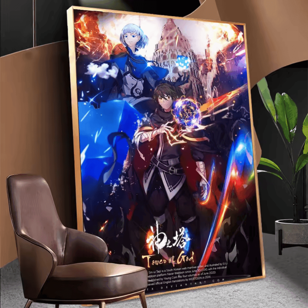Anime Tower Of God Bam And Khun Poster Wall Art