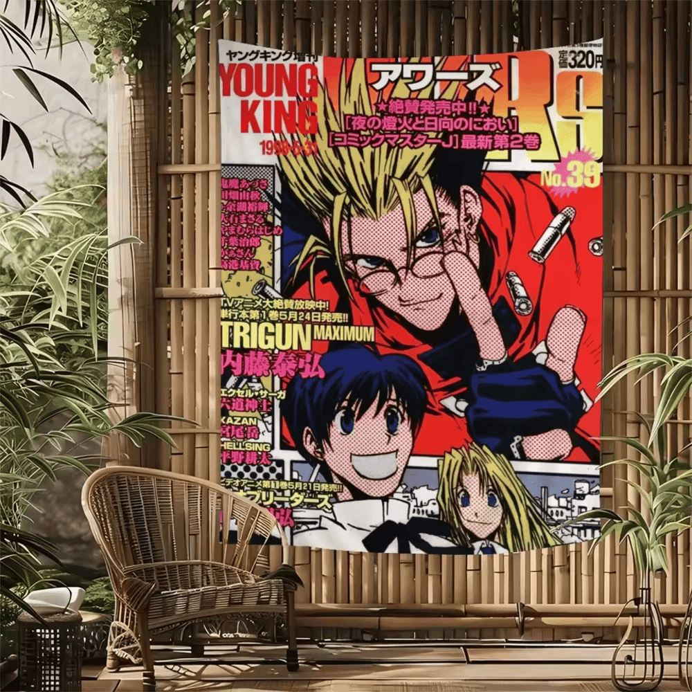 Anime Trigun Maximum Tapestry Poster Wall Art