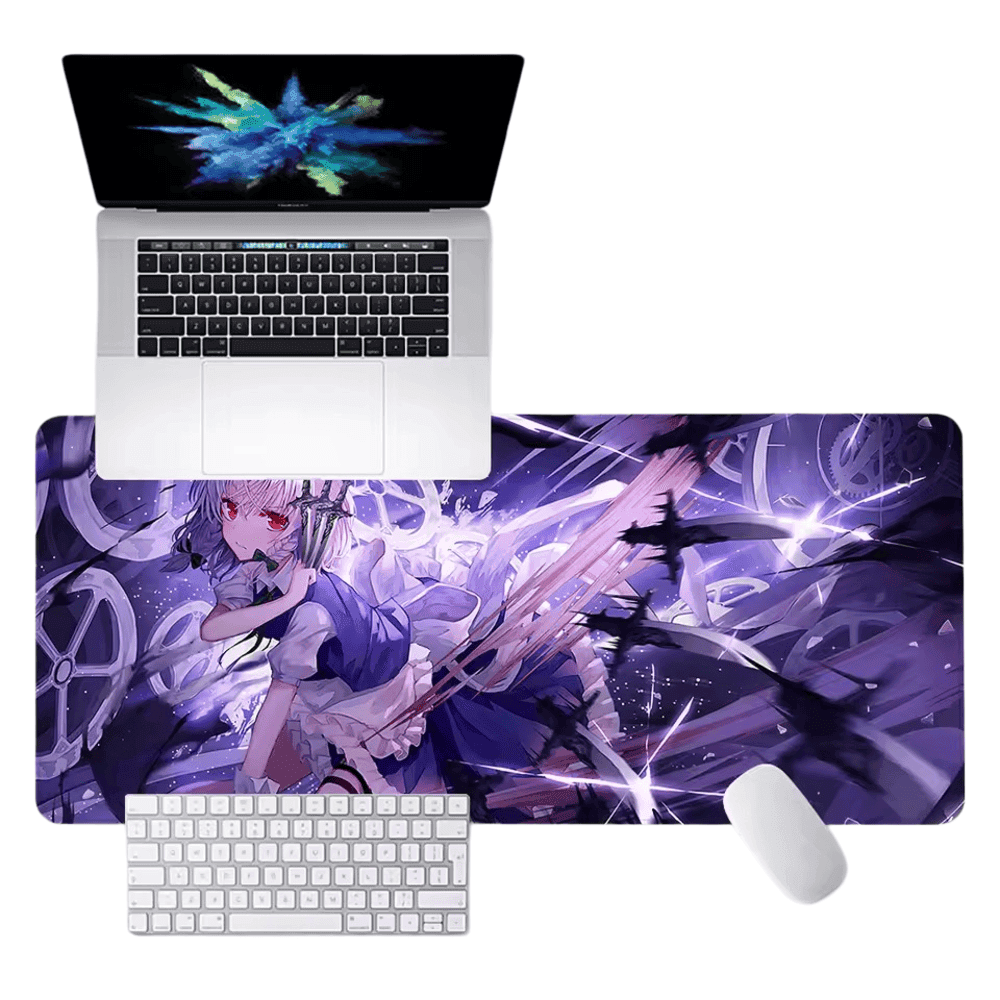 Anime Touhou Project Sakuya Izayoi HD Printing Mouse Pad