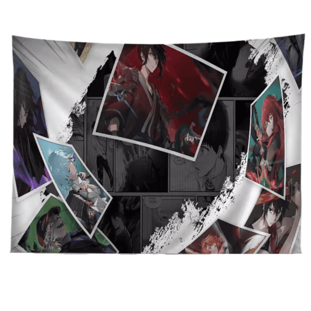 Anime Tower Of God: The Great Journey Tapestry Hanging Wall Art
