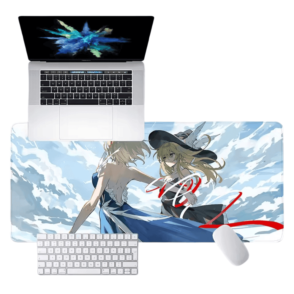 Anime Touhou Project MariAri HD Printing Mouse Pad
