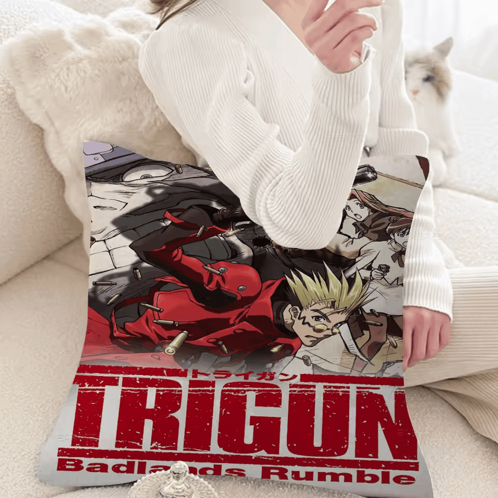 Anime Trigun: Badlands Rumble Pillow Cover