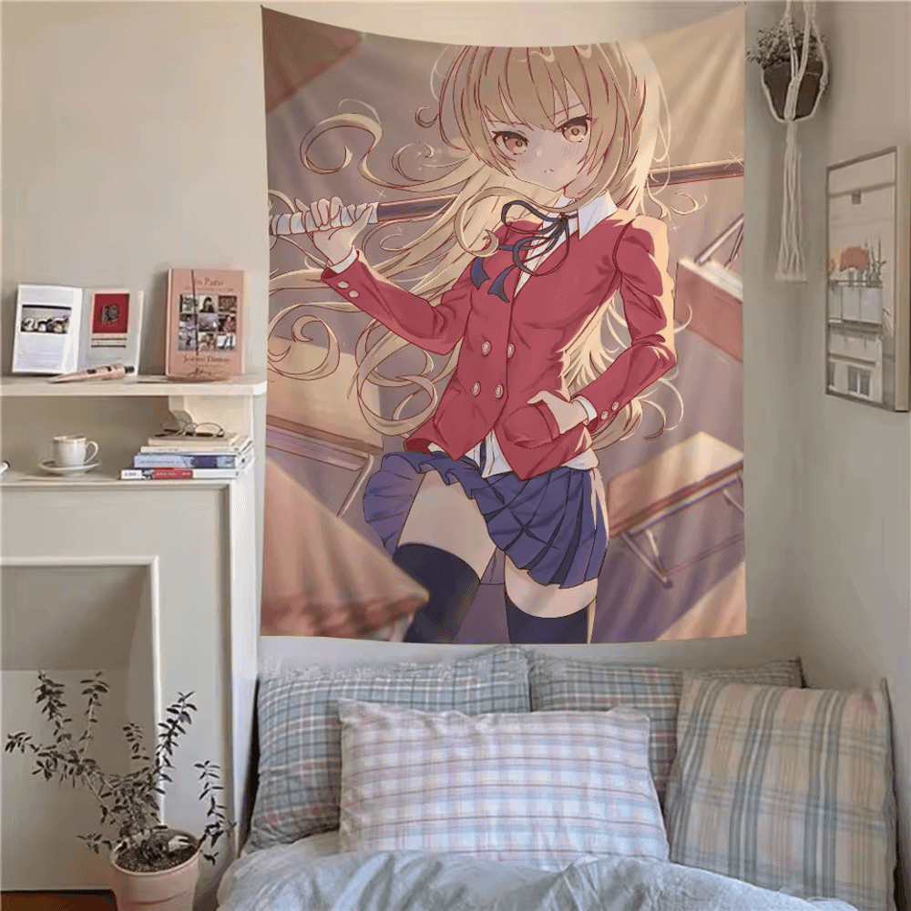 Taiga Aisaka Anime Toradora Tapestry Art Decor
