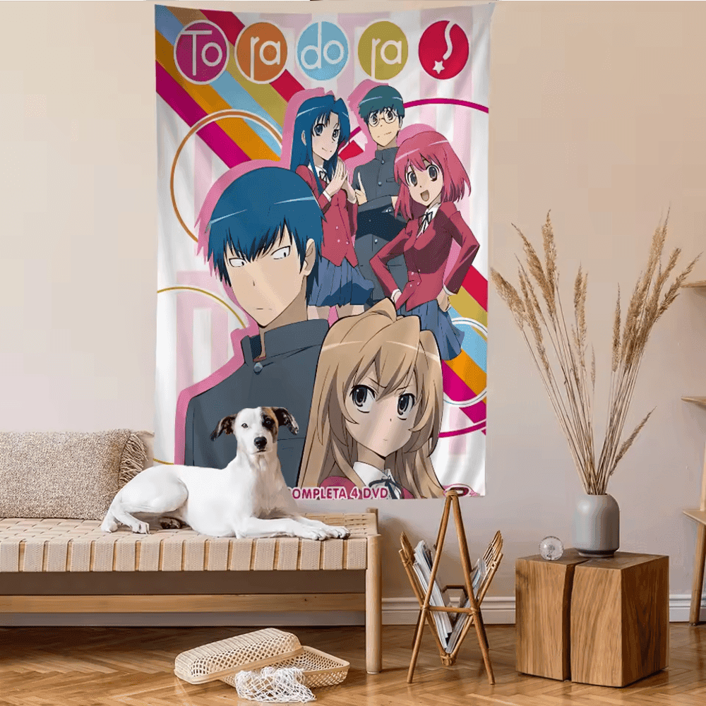 Anime Toradora Characters Print Wall Hanging Sheet