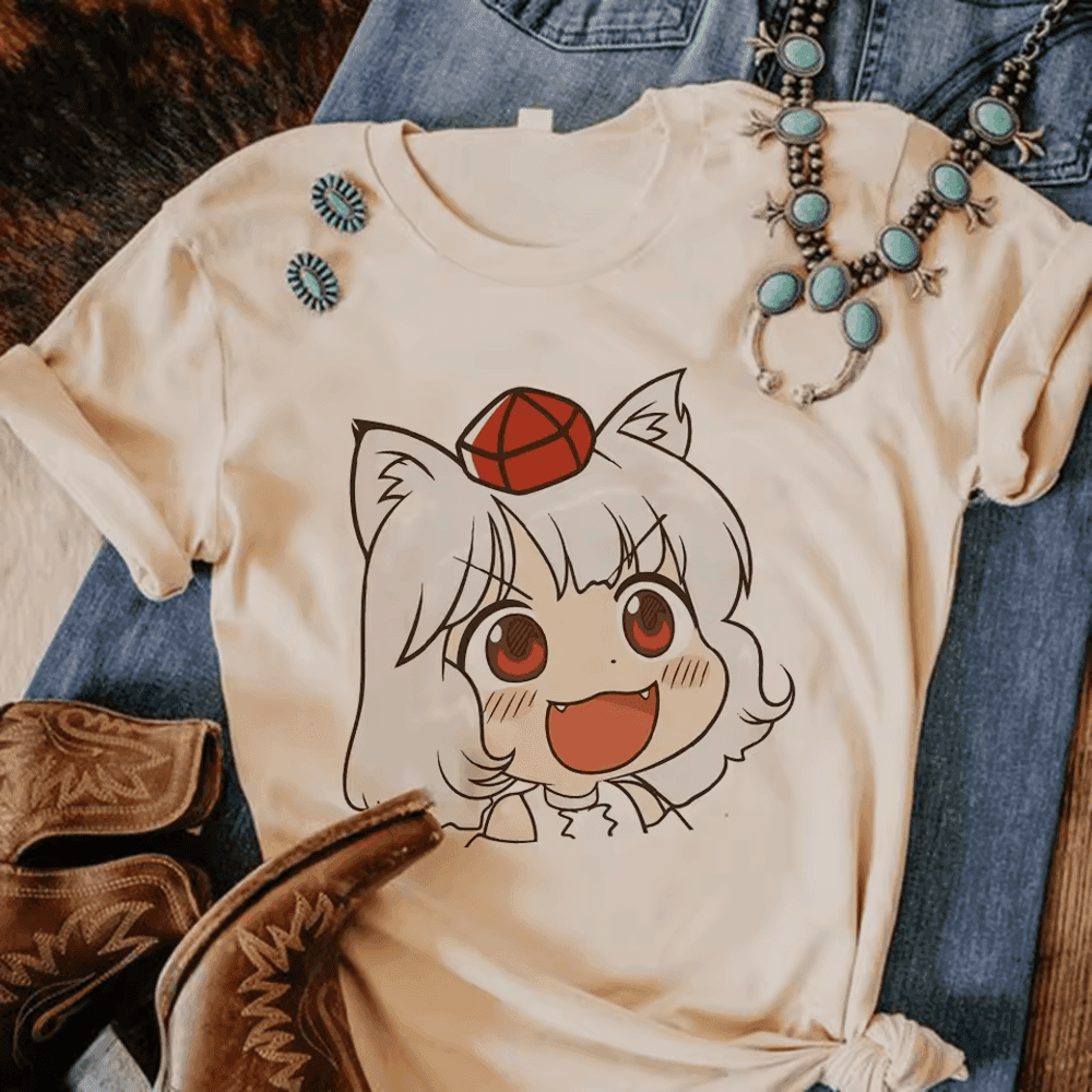 Anime Touhou Project Momiji Inubashiri T-Shirt For Women