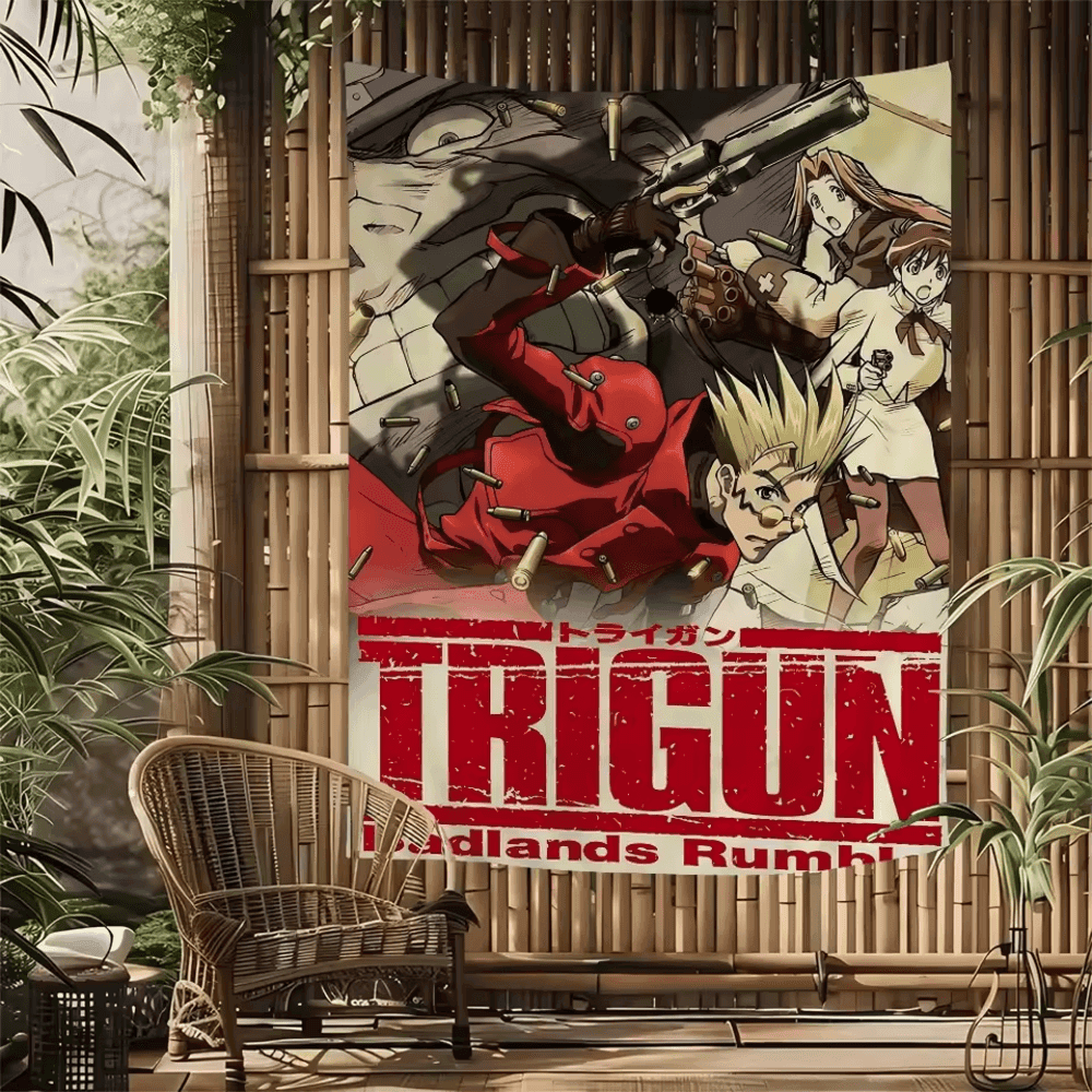 Anime Trigun: Badlands Rumble Tapestry Poster Wall Art