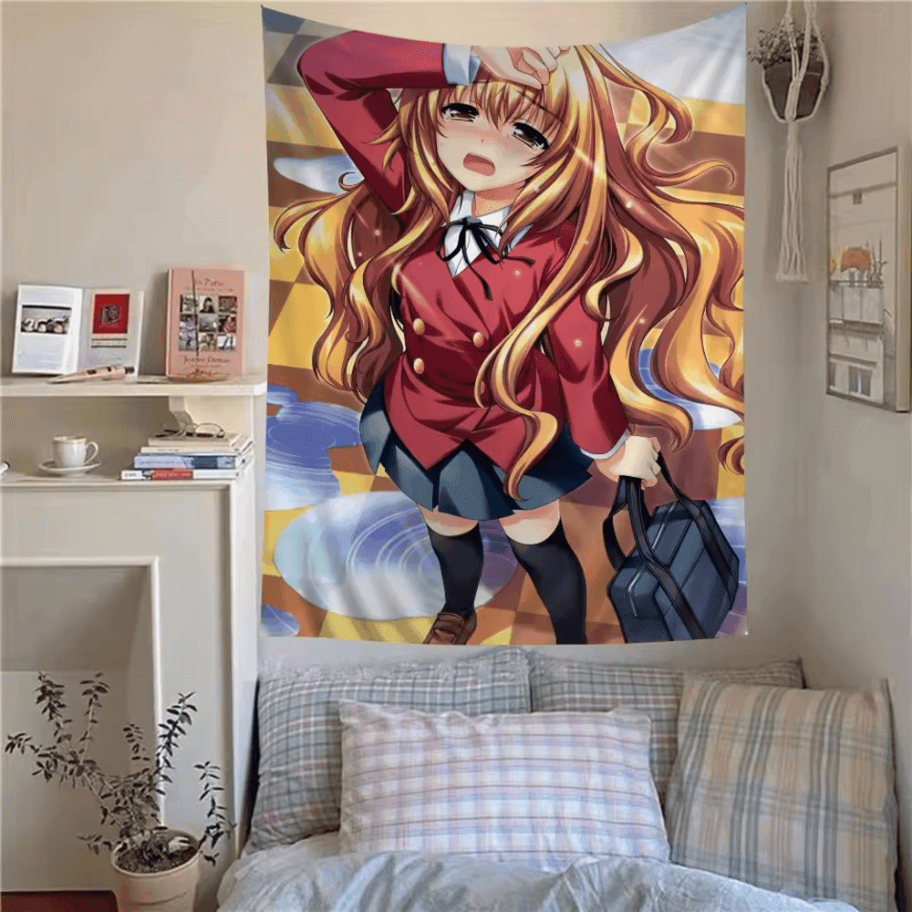 Taiga Aisaka Anime Toradora Print Tapestry Art Decor