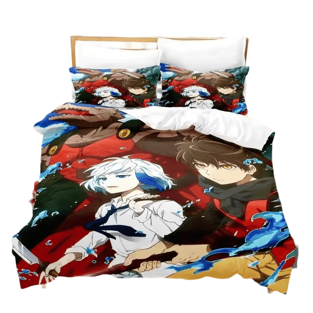 Anime Tower Of God Bam And Rak With Khun Bedding Set