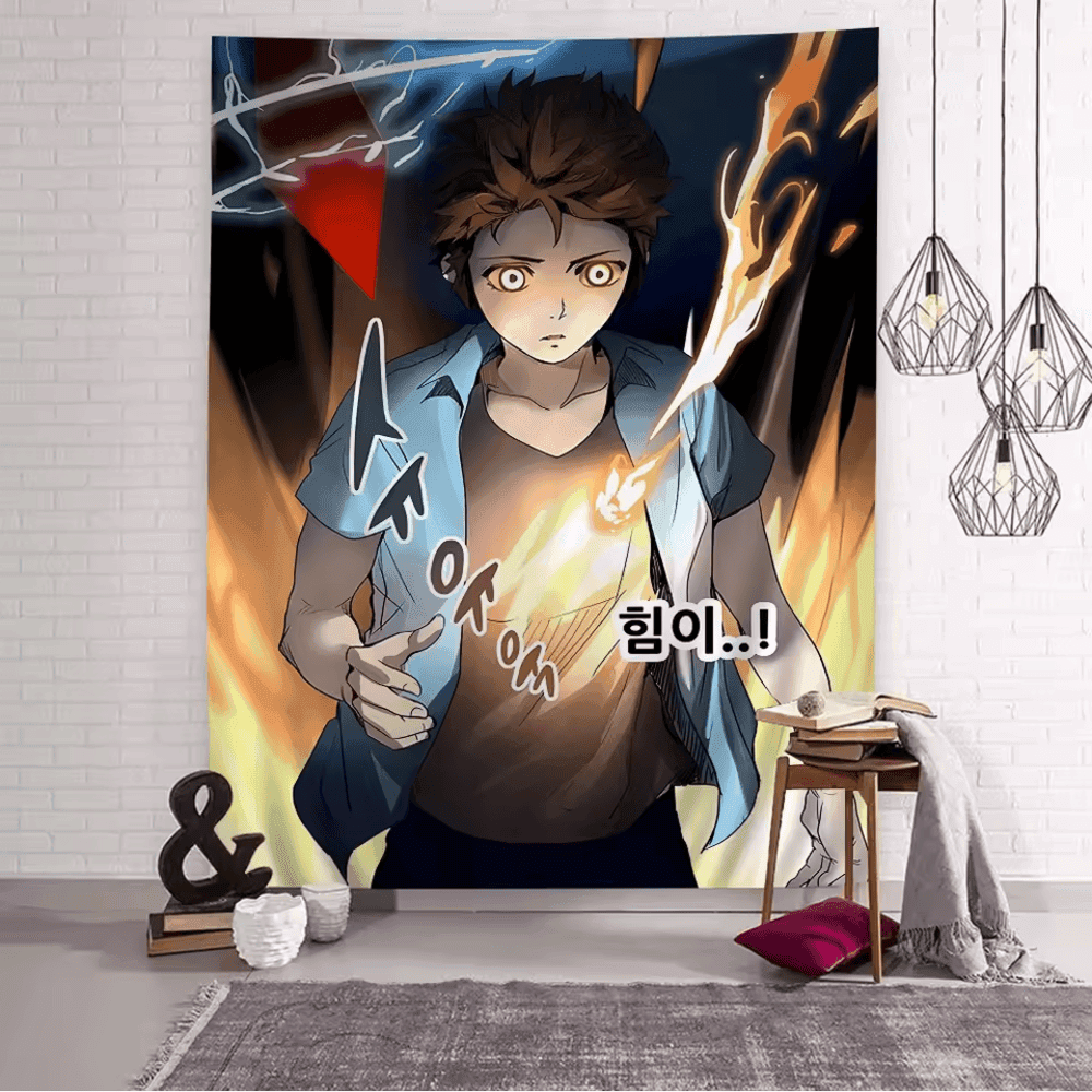 Tower Of God Anime Twenty-Fifth Baam Wall Hanging Tapestries