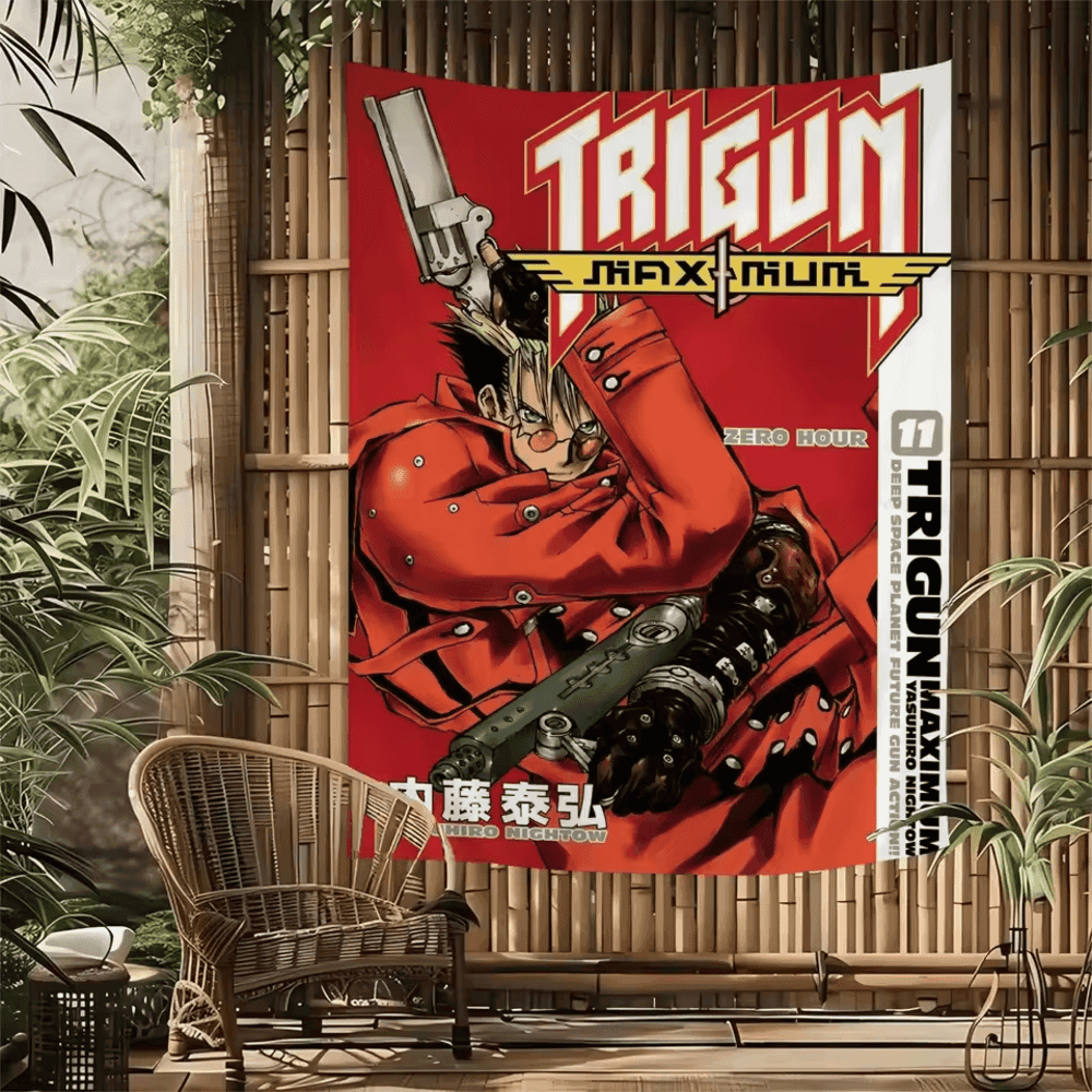 Anime Trigun Maximum Stampede Tapestry Poster Wall Art