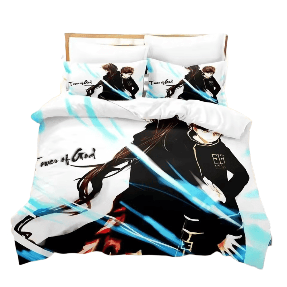 Anime Tower Of God Twenty-Fifth Bam White Bedding Set
