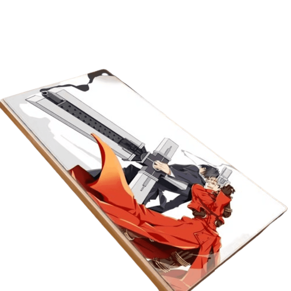 Trigun Anime Nicholas D. Wolfwood And Vash The Stampede Mouse Pad