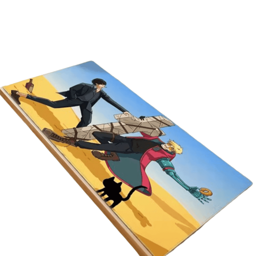 Anime Trigun Vash The Stampede And Nicholas D. Wolfwood Mouse Pad