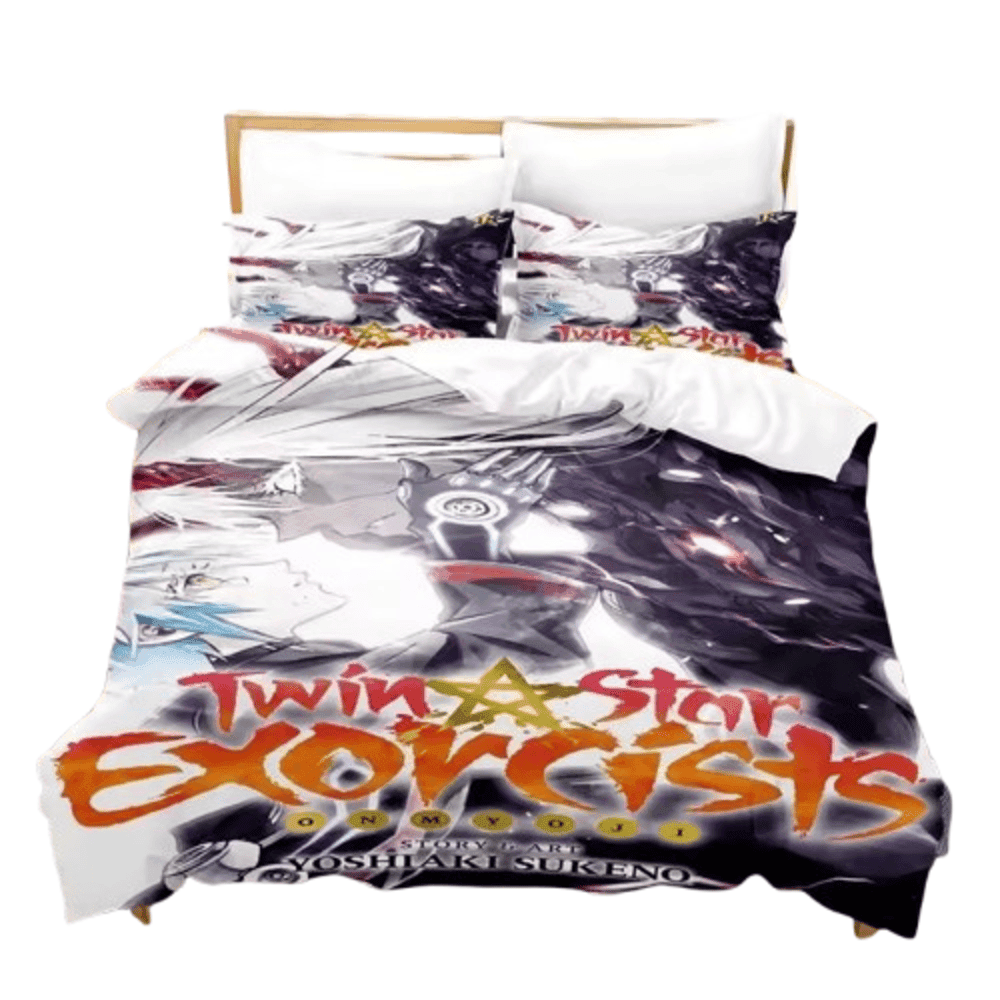 Anime Twin Star Exorcists Rokuro And Benio Microfiber Bedding Set