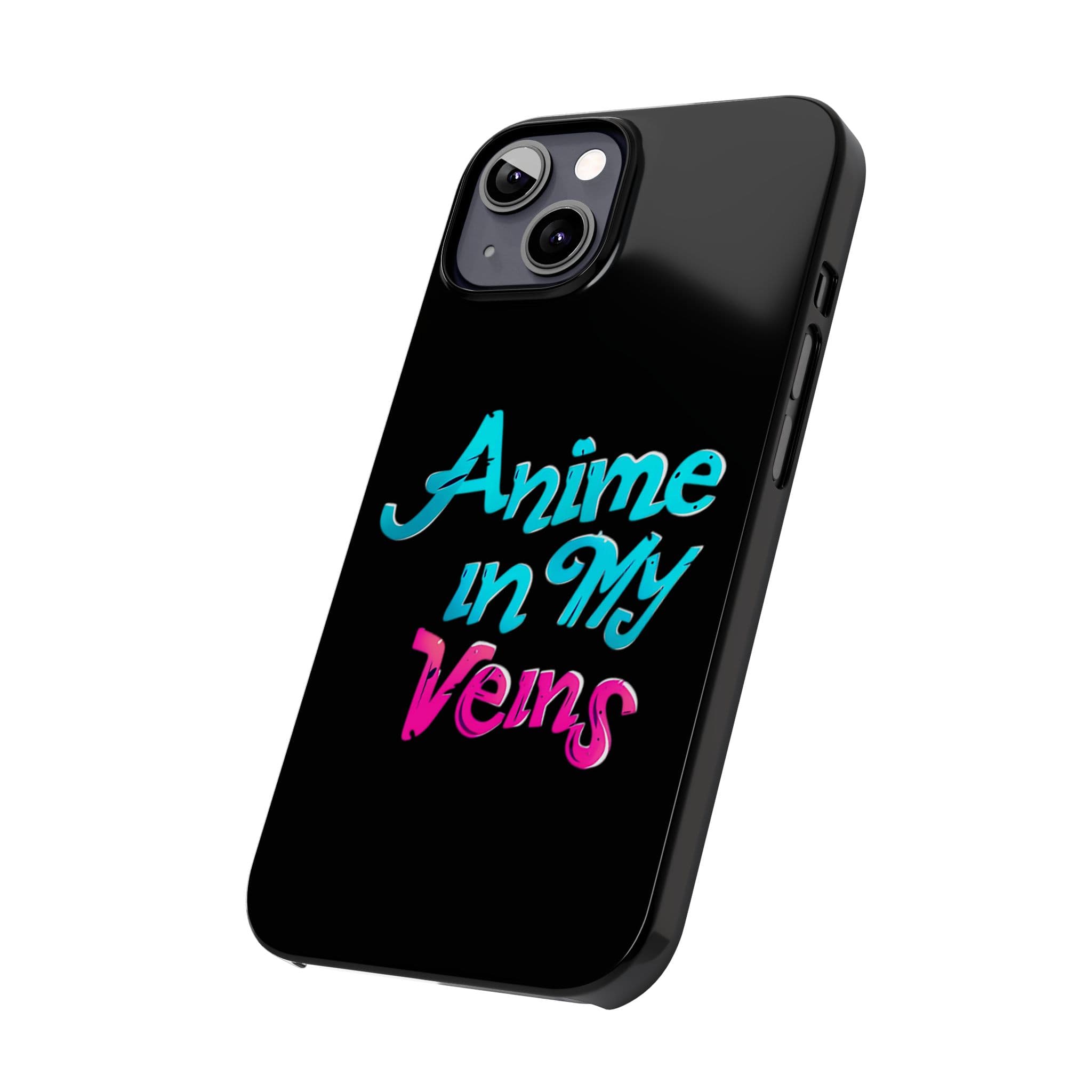 Anime iPhone Case - Anime In My Veins Phone Case for iPhone - Otaku Essentials, Anime Merch, Manga Fan Accessory — detail 2