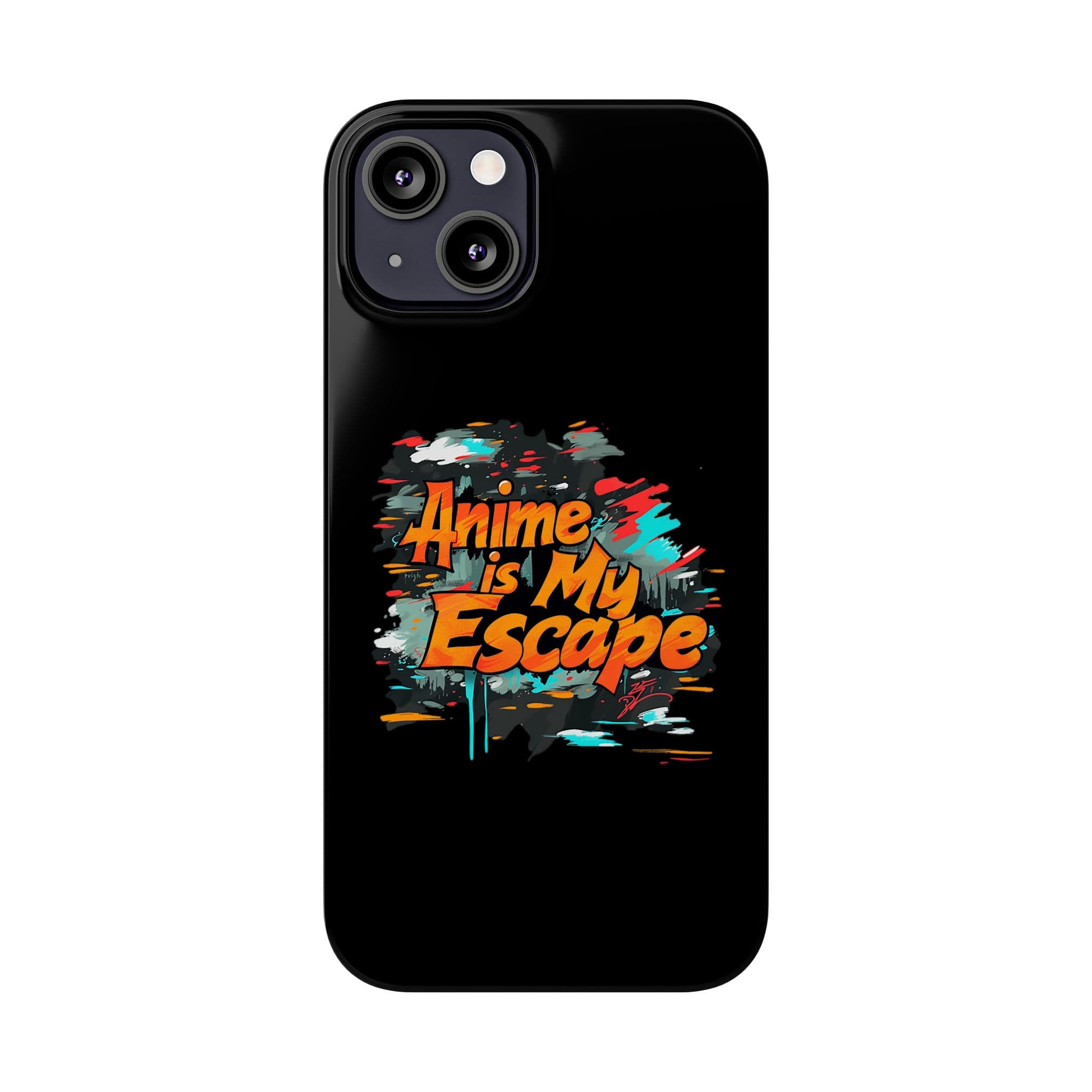 Anime Is My Escape Phone Case for iPhone - Otaku Essentials, Anime Merch, Manga Fan Accessory, Supports Wireless Charging — detail 1