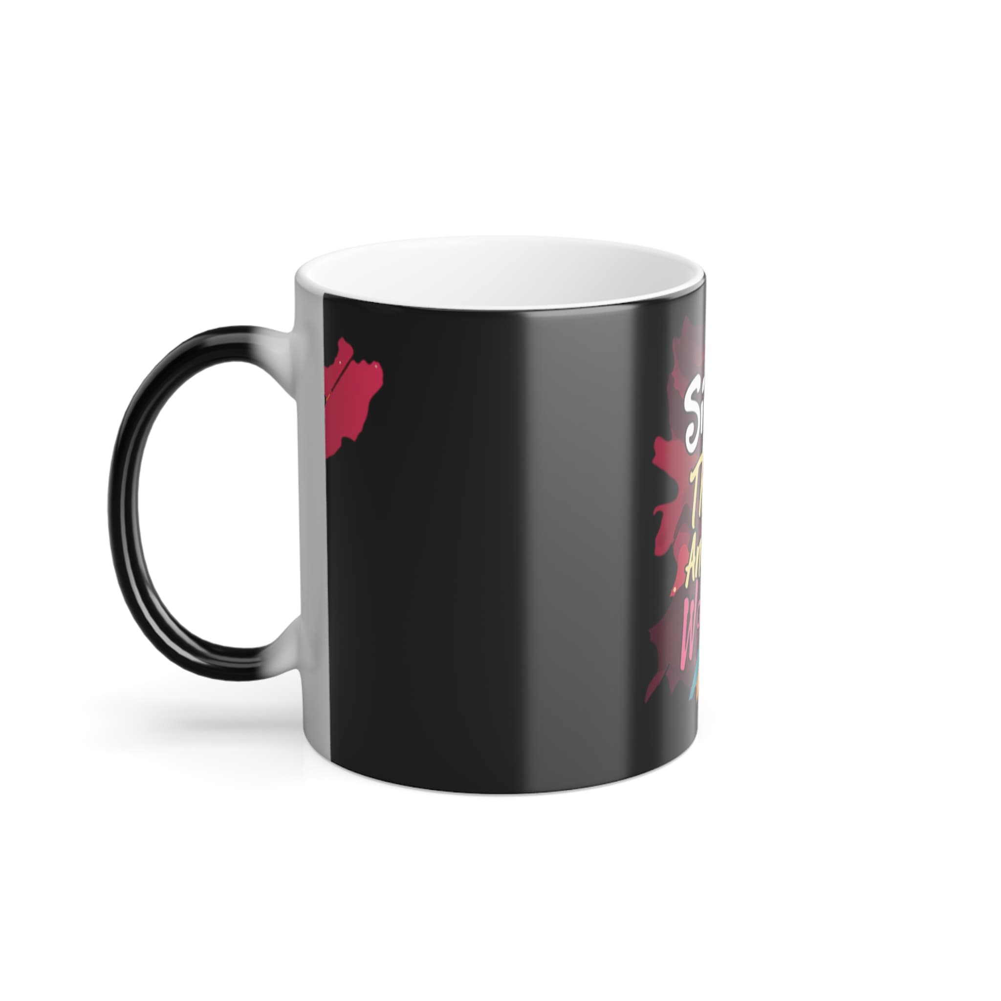 Heat Changing "Sipping Through Anime Worlds" Mug For Anime Manga Fans — detail 2