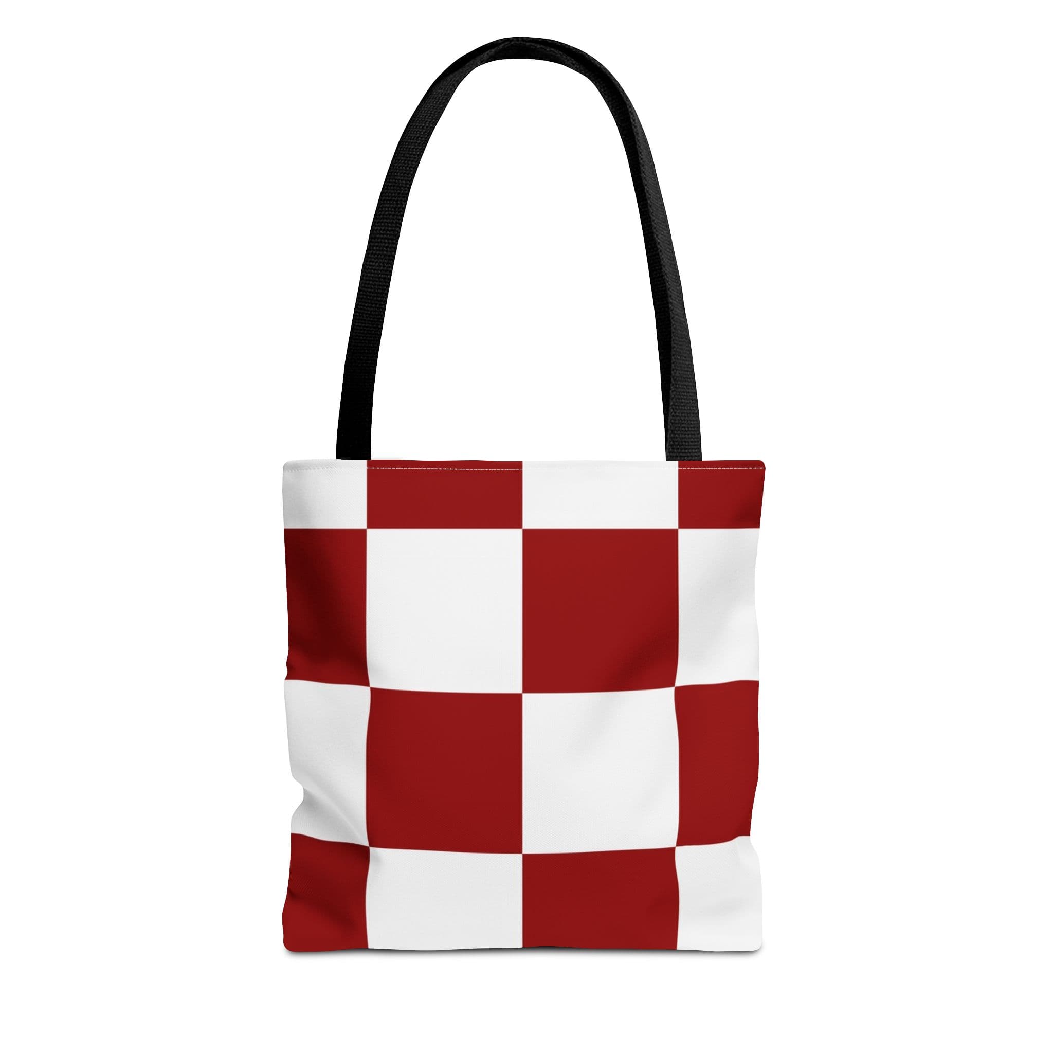 Chic Checkerboard Anime Style Tote Bag