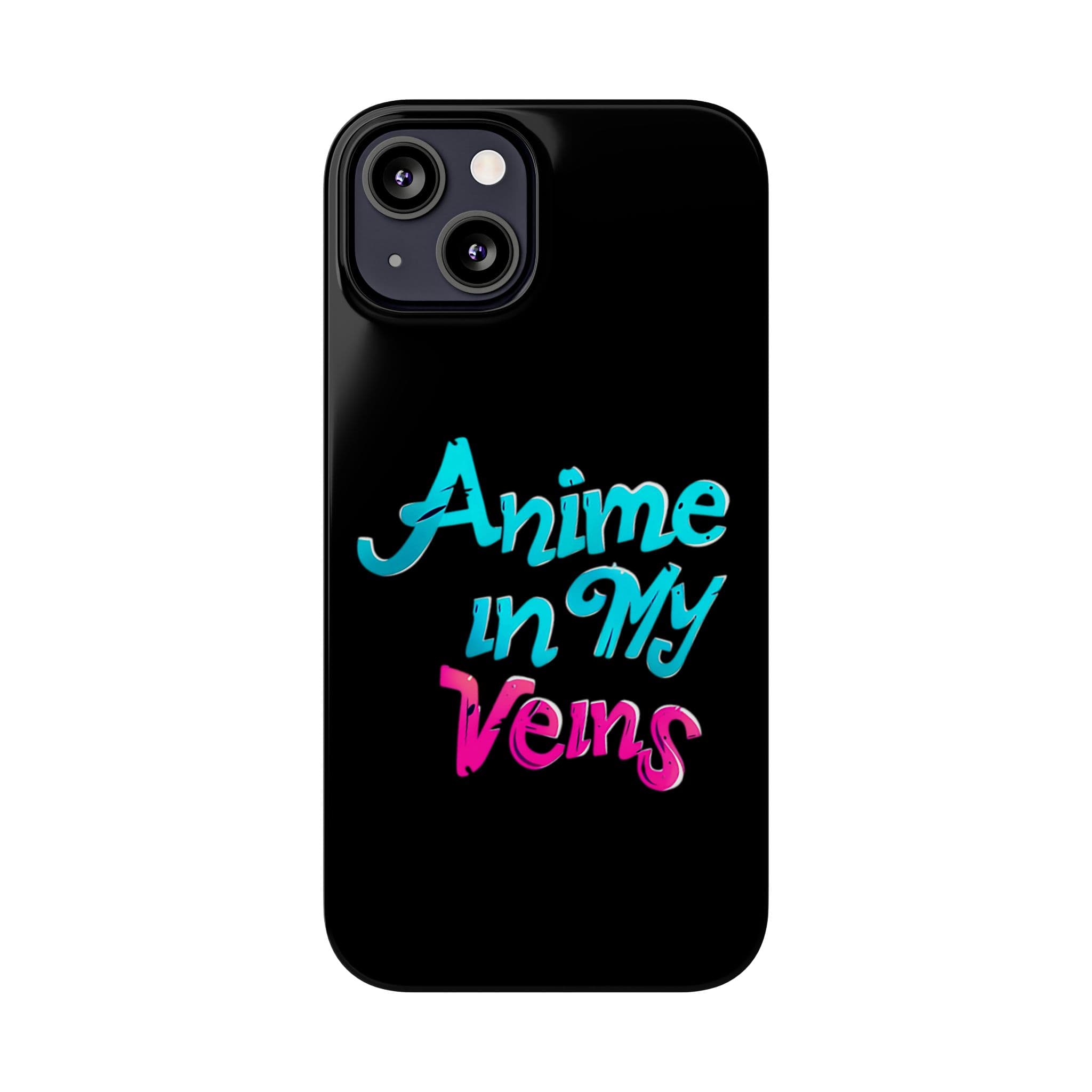 Anime iPhone Case - Anime In My Veins Phone Case for iPhone - Otaku Essentials, Anime Merch, Manga Fan Accessory — detail 1