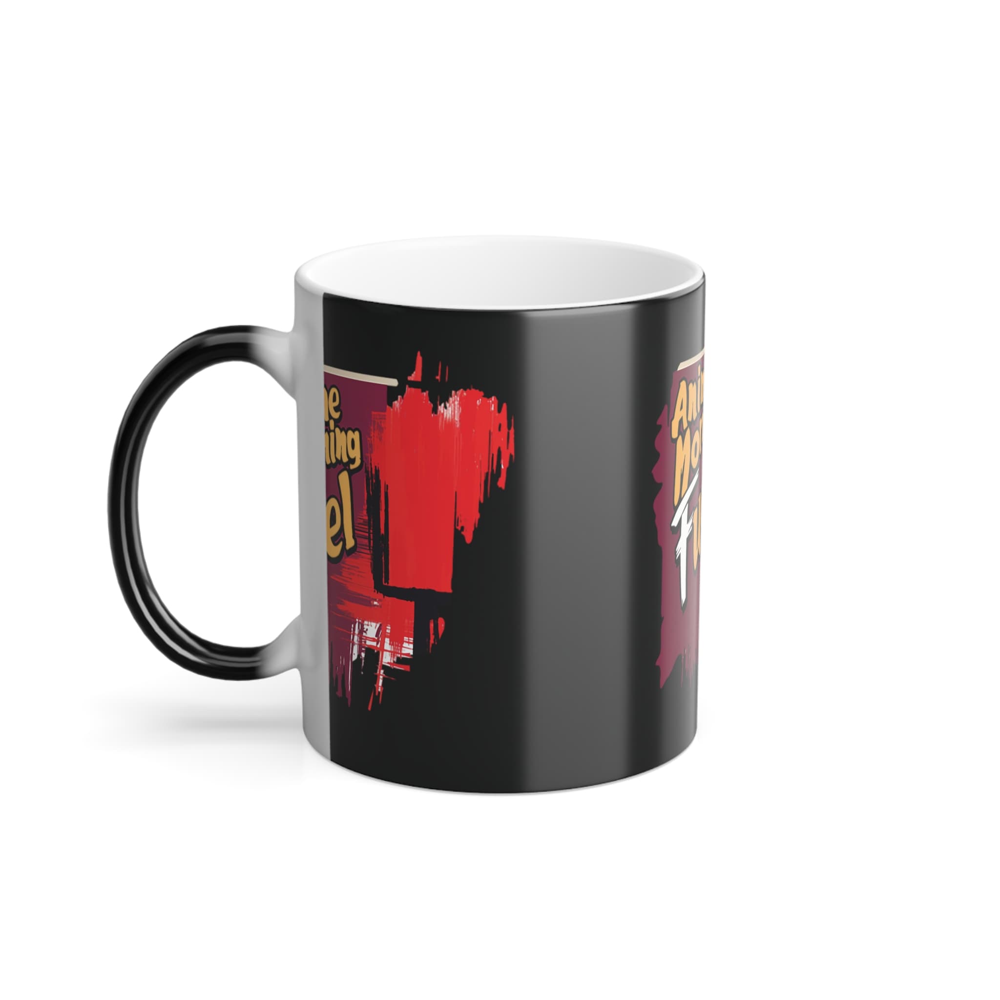 Heat Changing "Anime Morning Fuel" Mug For Anime Manga Fans — detail 2