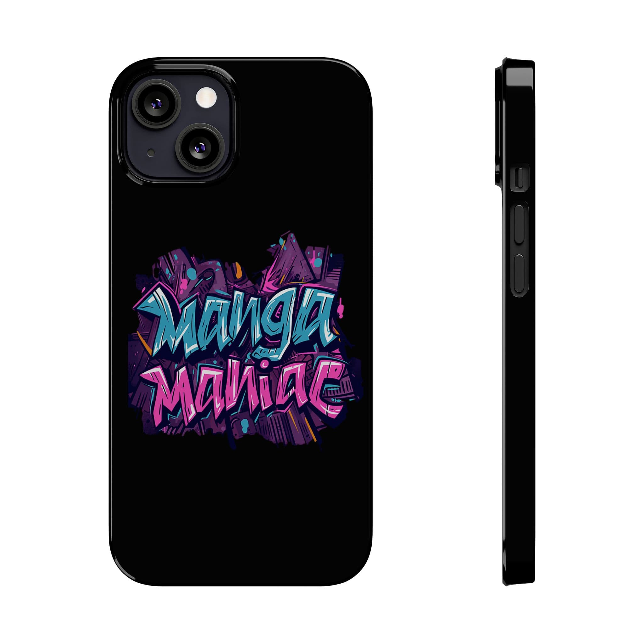 Manga Maniac Phone Case for iPhone - Otaku Essentials, Anime Merch, Manga Fan Accessory, Supports Wireless Charging
