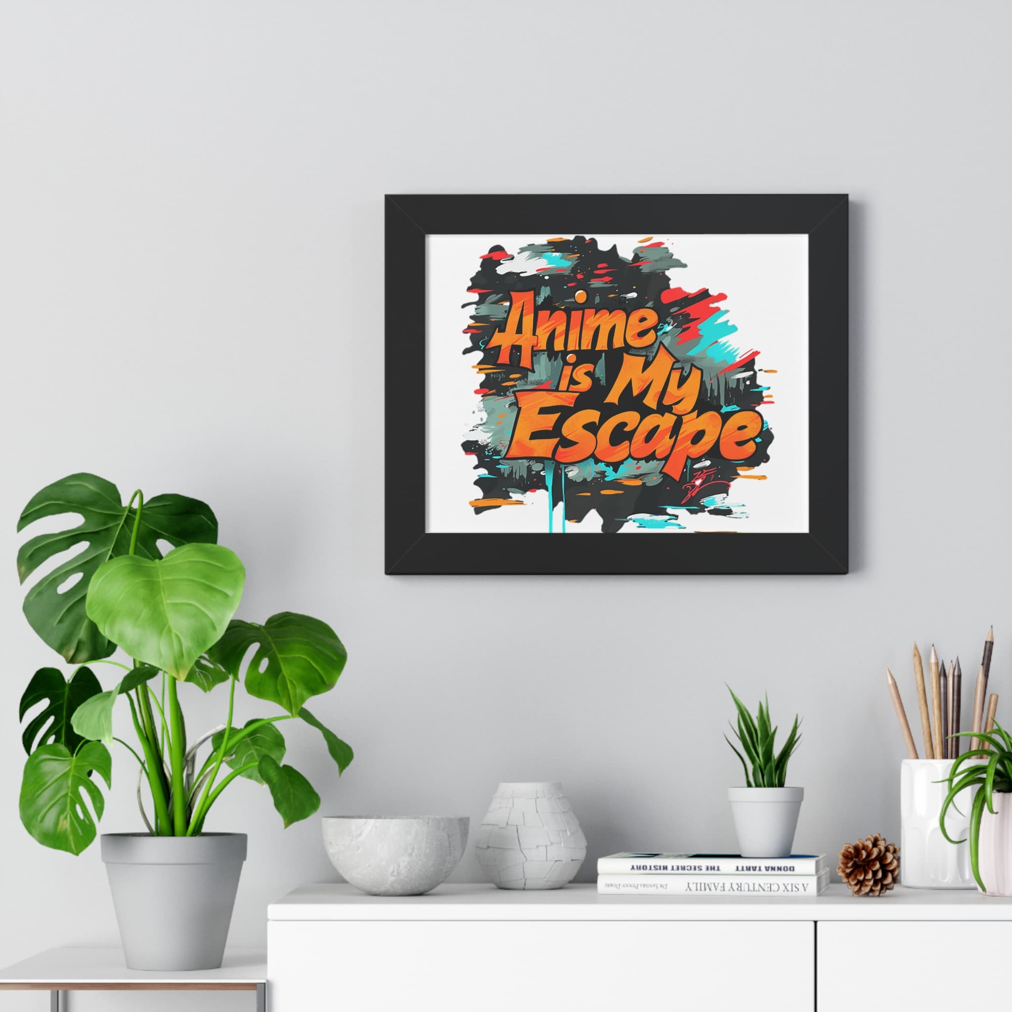 Anime Is My Escape Anime Lovers Unique Wall Art Poster