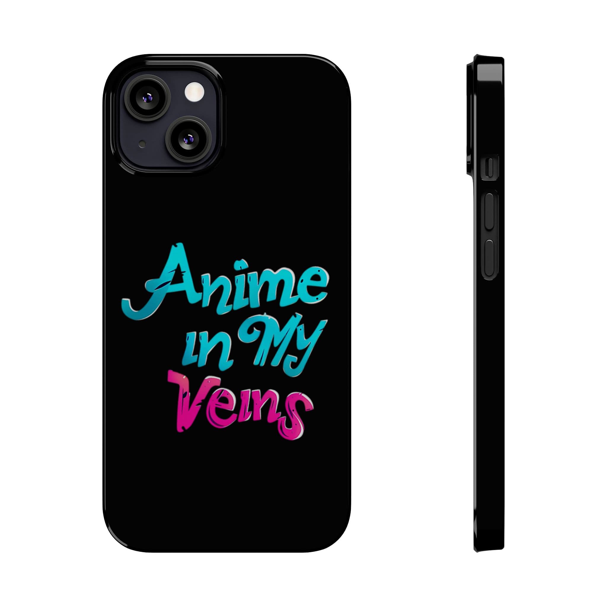 Anime iPhone Case - Anime In My Veins Phone Case for iPhone - Otaku Essentials, Anime Merch, Manga Fan Accessory