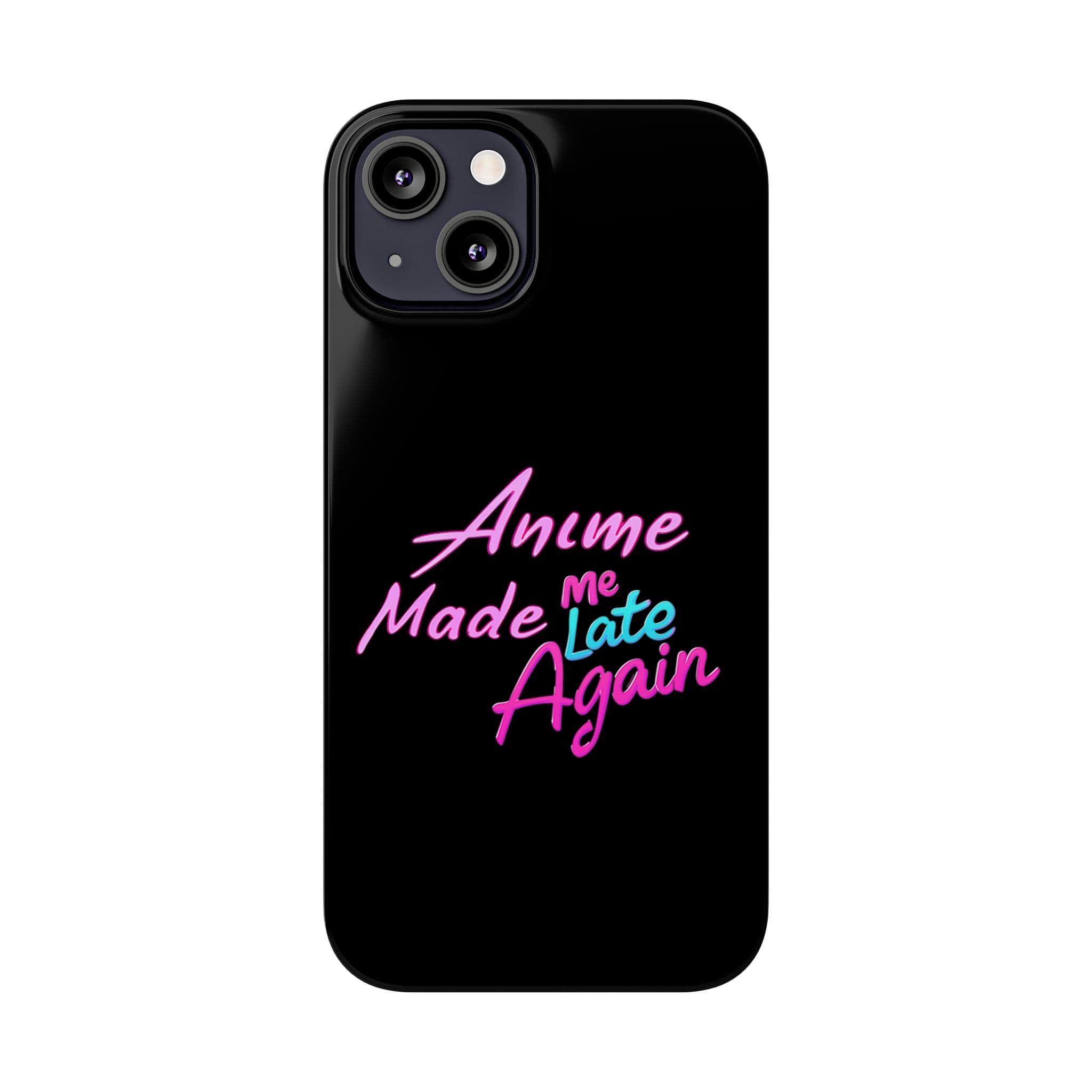 Anime Made Me Late Again Phone Case for iPhone - Otaku Essentials, Anime Merch, Manga Fan Accessory, Supports Wireless Charging — detail 1