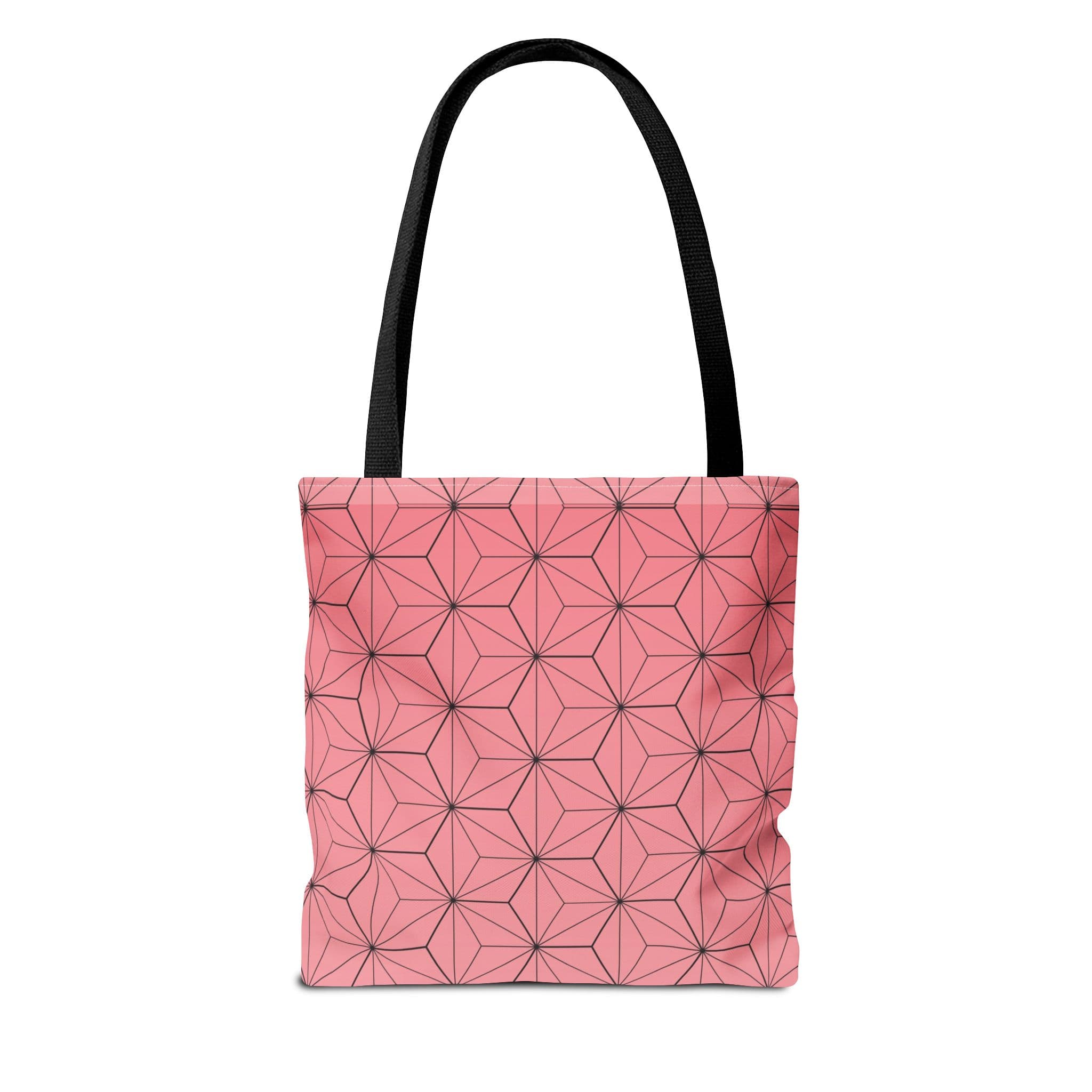 Pink Pattern Anime Style All Over Print Tote Bag — detail 1