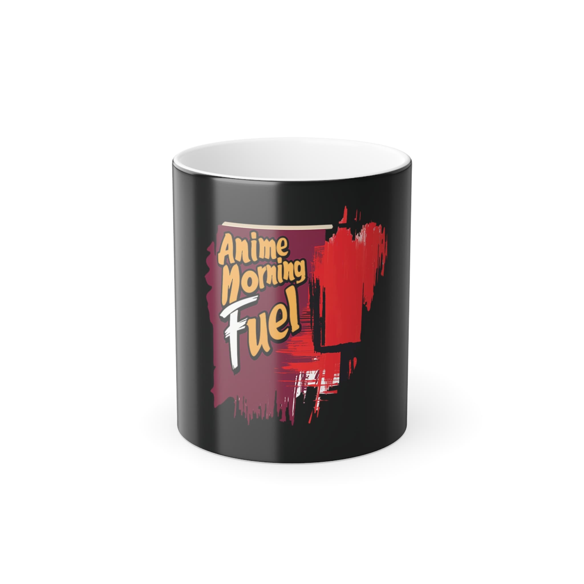 Heat Changing "Anime Morning Fuel" Mug For Anime Manga Fans