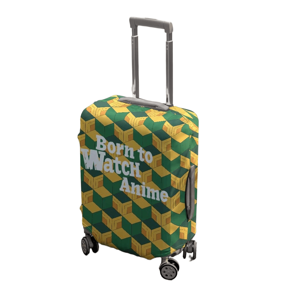 Born to Watch Anime Luggage Cover – For the True Otaku Traveler