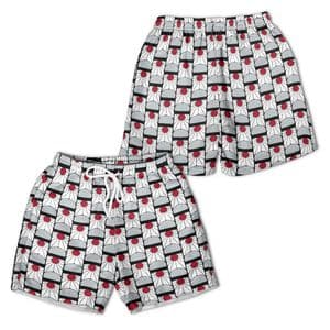 Official Anime Merch Youth Hawaiian Shorts Pattern — detail 2