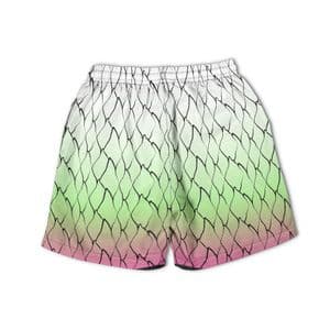 Pastel Venom Mesh – All-Over Print Youth Hawaiian Shorts — detail 1