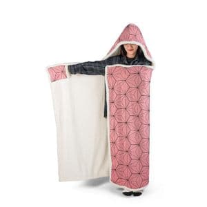 Blossom Shield – Anime Merch Hooded Blanket — detail 1