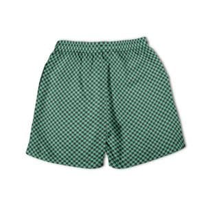 All-over Print Youth Hawaiian Green Pattern Shorts — detail 1