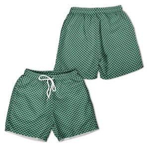 All-over Print Youth Hawaiian Green Pattern Shorts — detail 2