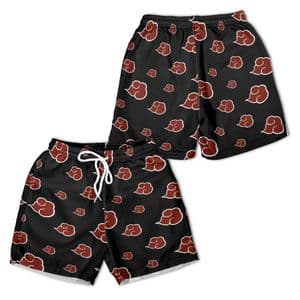 Crimson Eclipse – Anime Merch All-Over Print Youth Hawaiian Shorts — detail 2