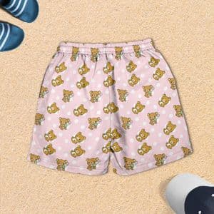 Kawaii Anime Style Bear All-over Print Youth Hawaiian Shorts — detail 1