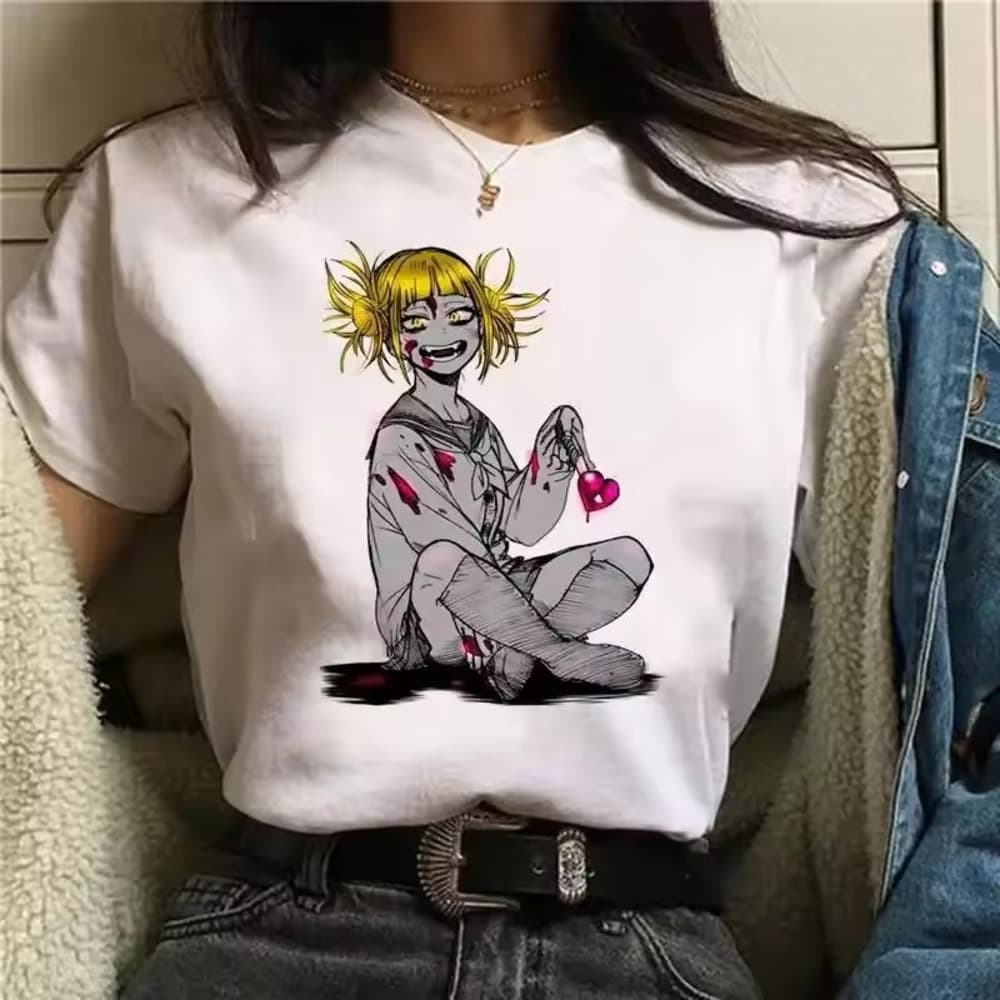 Anime My Hero Academia Himiko Toga Casual Woman T-Shirt