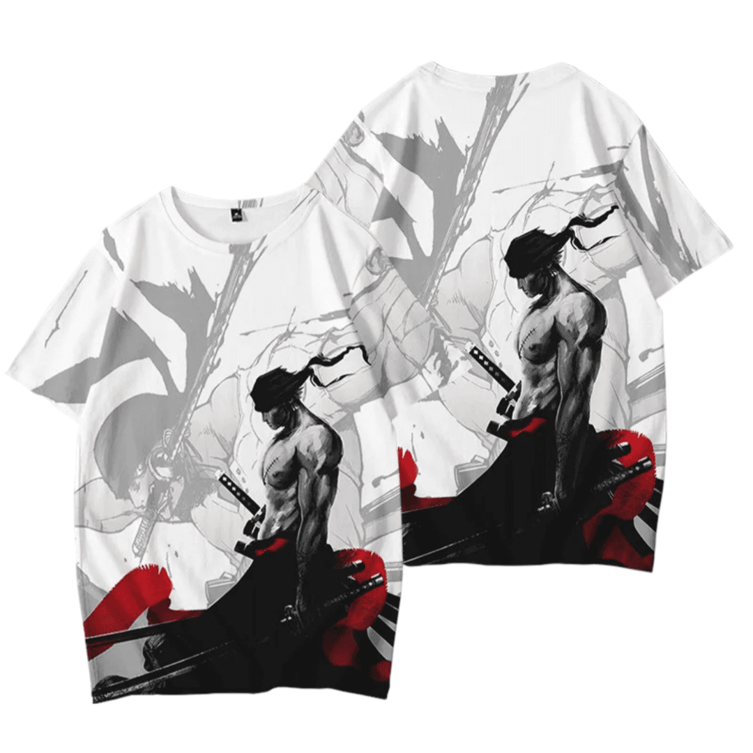 One Piece Anime Roronoa Zoro Short-Sleeve T-Shirt