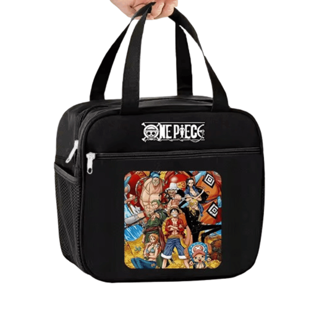 One Piece Anime Characters Printed Insulated Lunch Bag