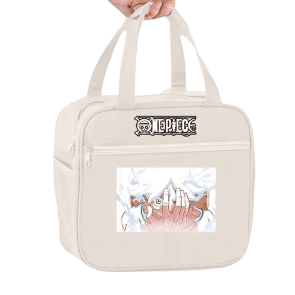 Anime One Piece Gear 5 Luffy Printed Insulated Lunch Bag