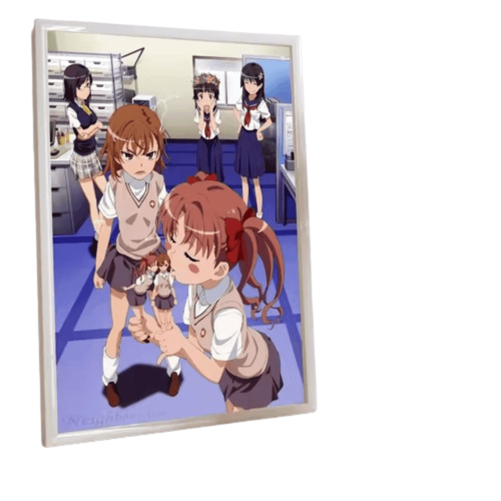 Anime A Certain Magical Index Mikoto Misaka And Friends HD Wall Decor Poster