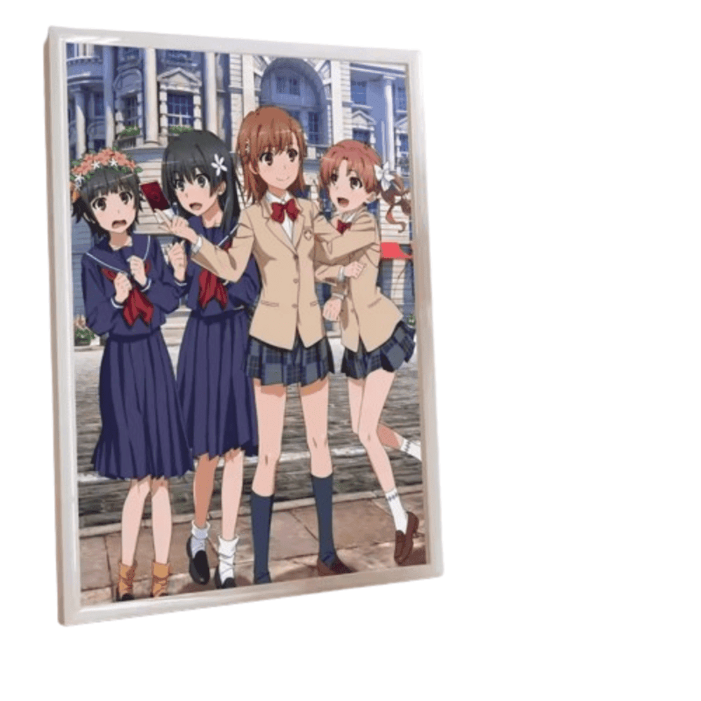 A Certain Magical Index Anime Mikoto Misaka And Friends HD Wall Decor Poster