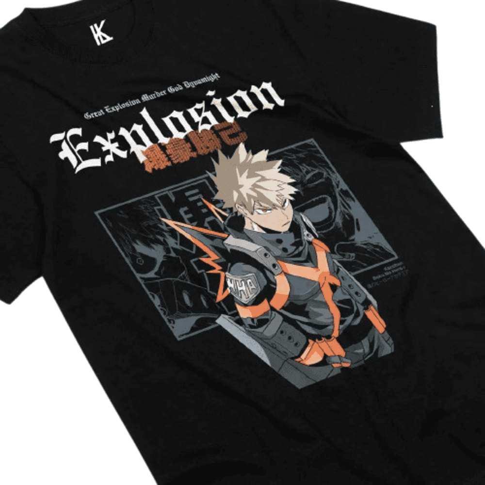 My Hero Academia Katsuki Bakugo Anime Printed T-Shirt