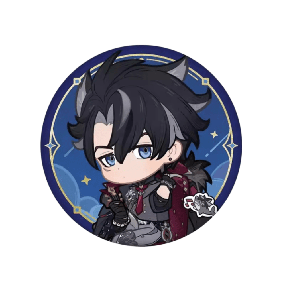 Genshin Impact Anime Wriothesley Badge