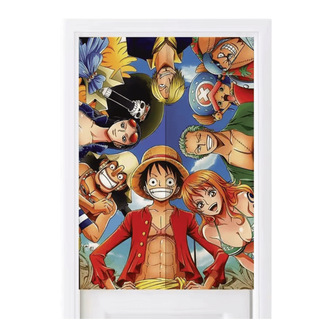 One Piece Straw Hat Pirates Anime Door Curtains