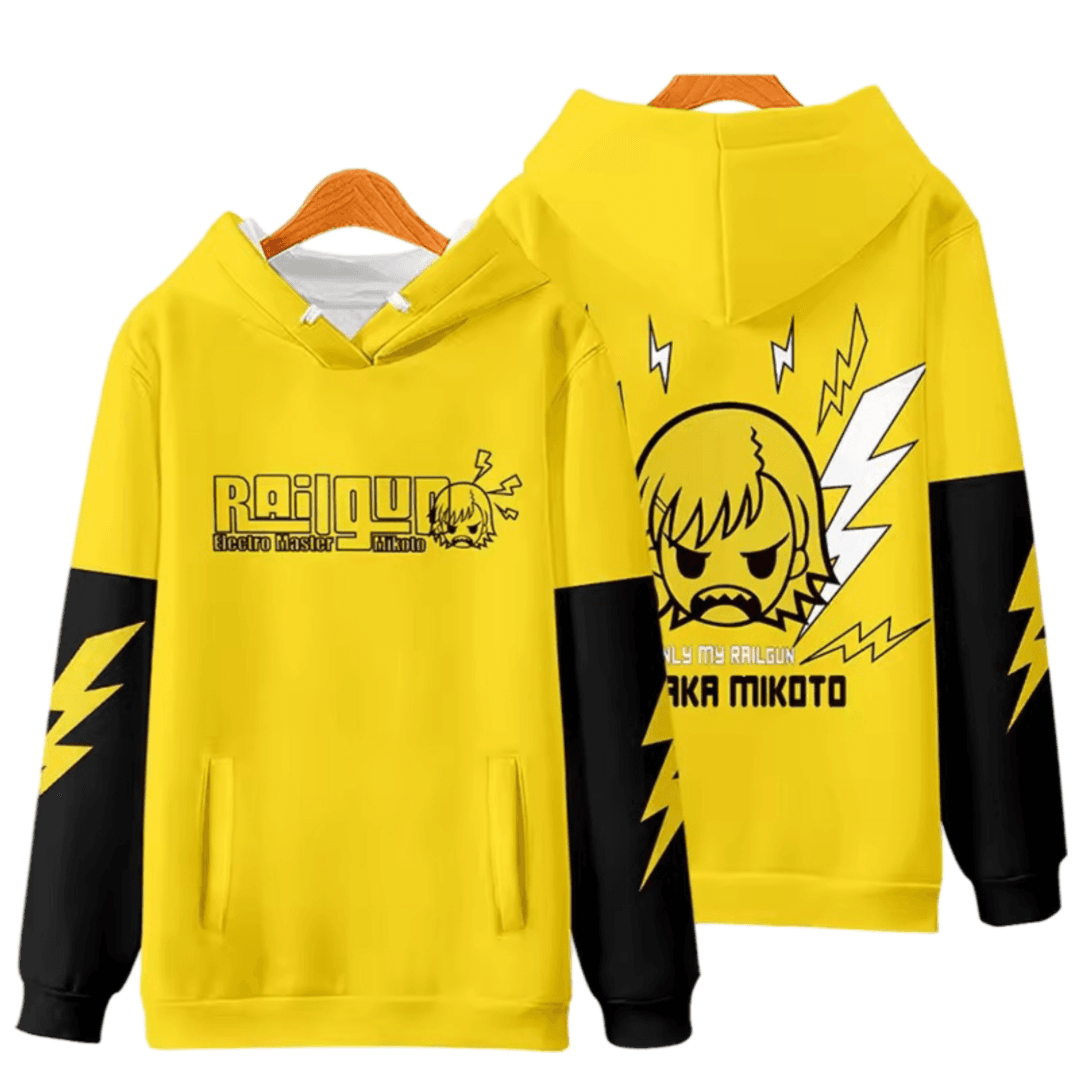 Anime A Certain Magical Index Mikoto Misaka Casual Hoodie